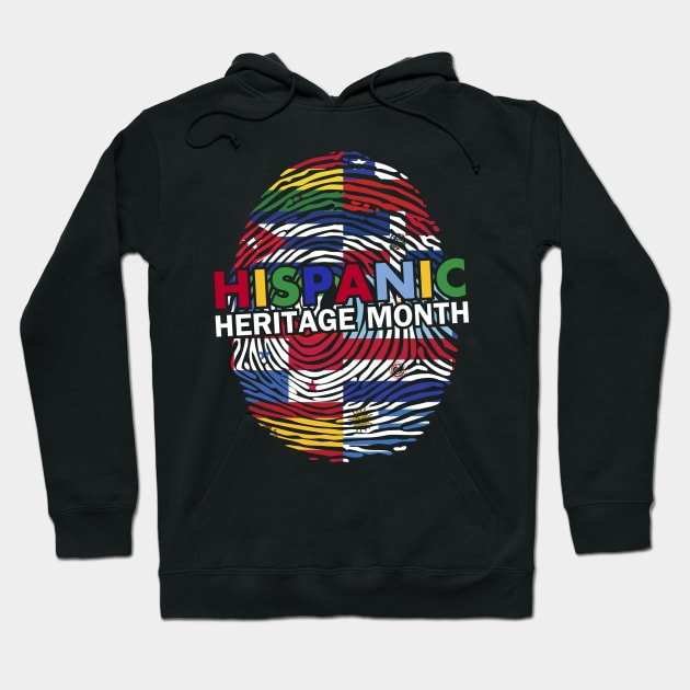 National Hispanic Heritage Month Hoodie by patelmillie51